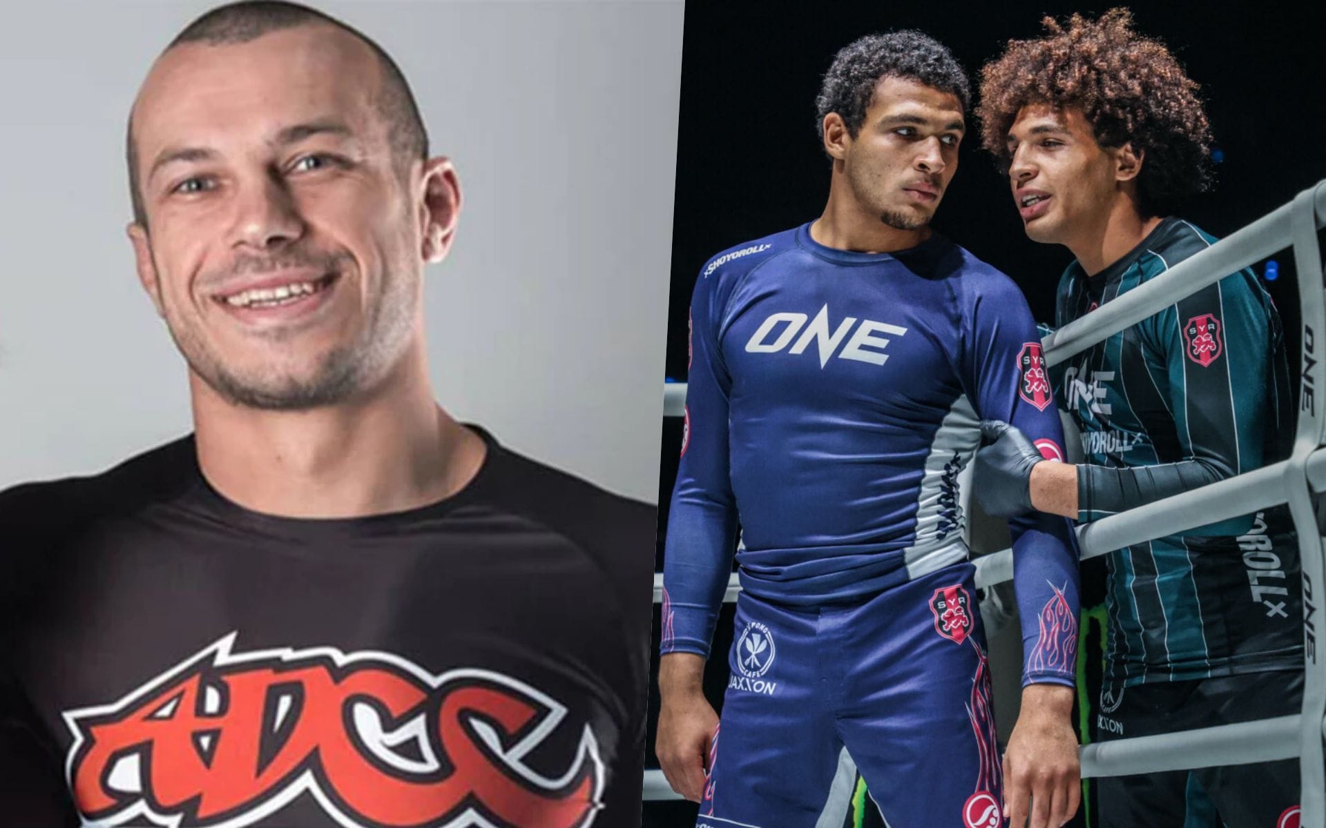 Lachlan Giles (L) and the Ruotolo twins | Image by ONE Championship