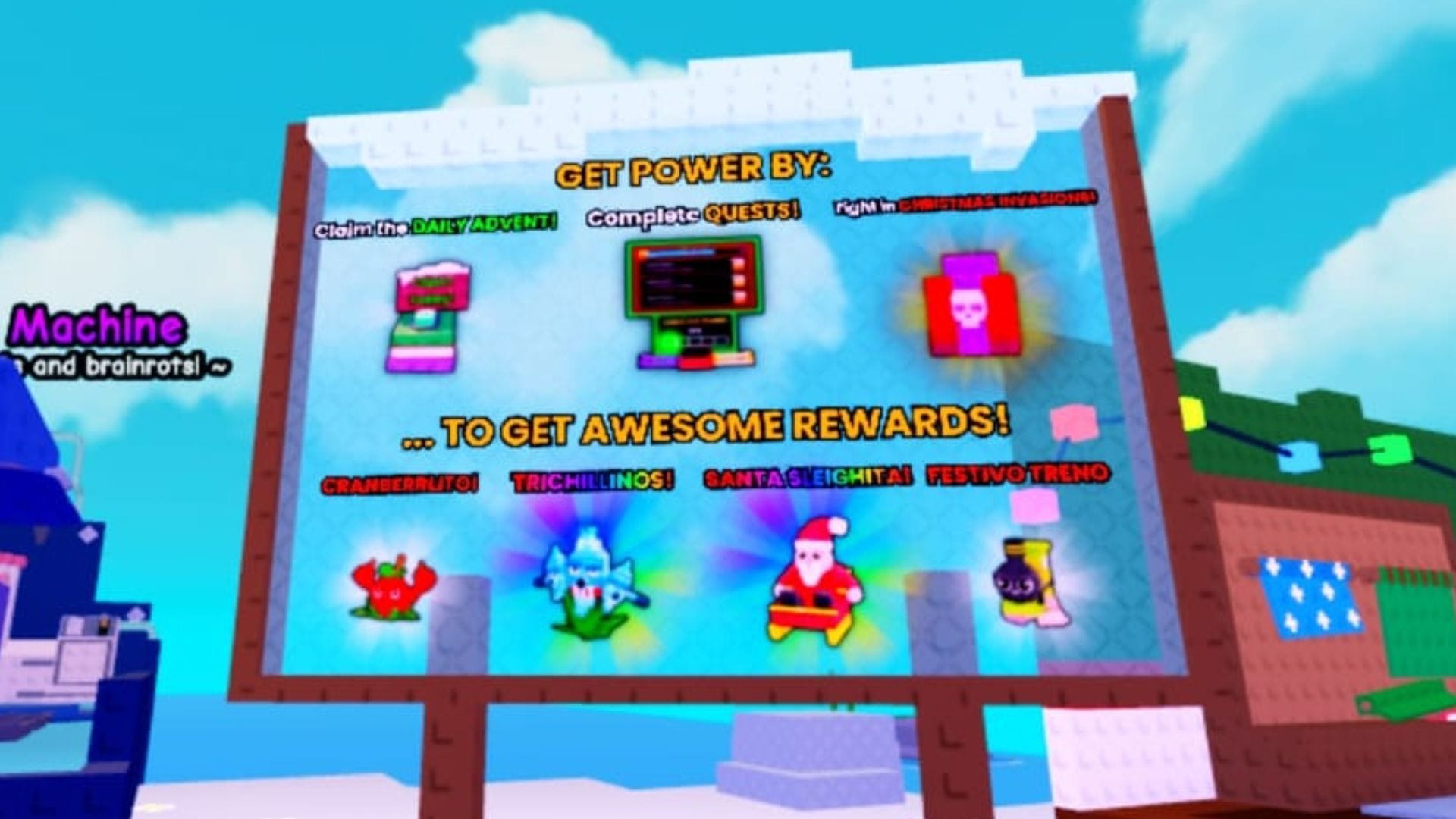 Dokončete úkoly Conveyor Power a získejte Santa Sleighitu (obrázek přes Roblox)