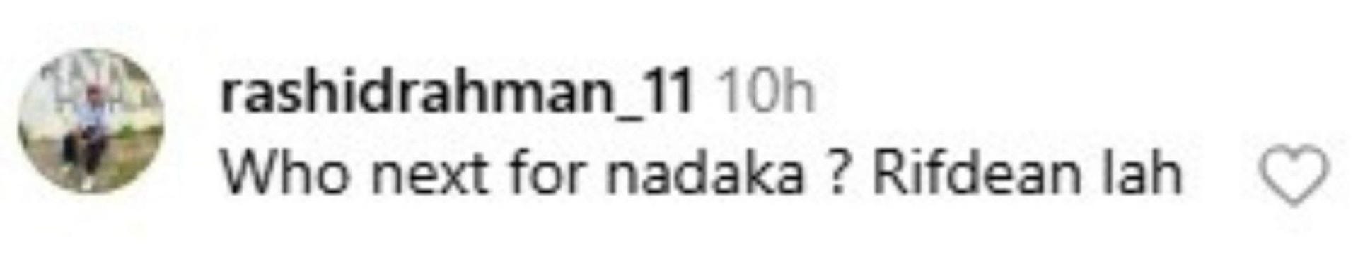 Nadaka versus Rifdean Masdor next?