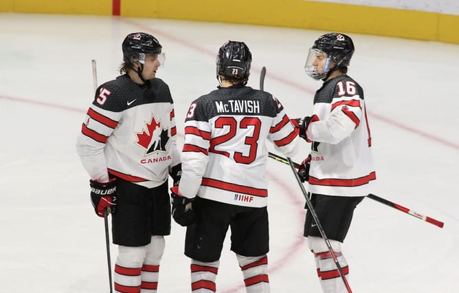 Connor Bedard makes thoughts clear on bonding with Mason McTavish after both getting heated