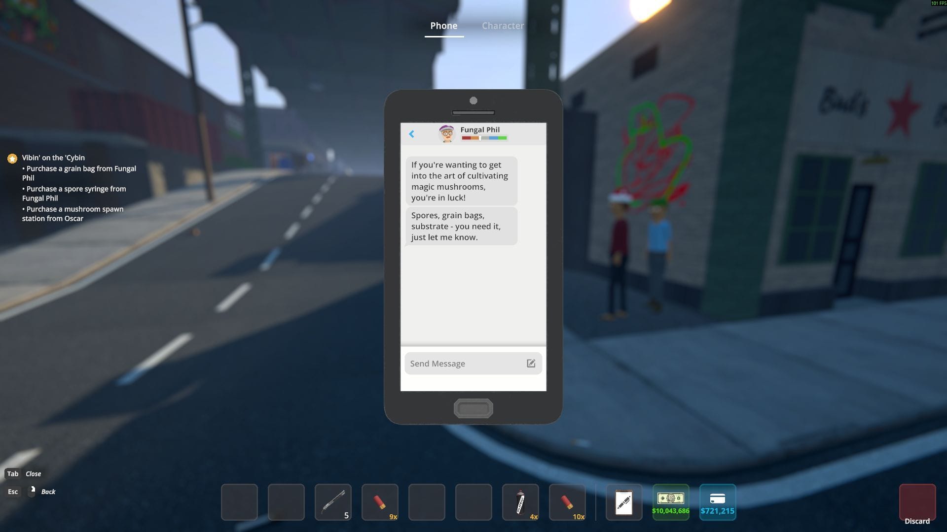 Talk to Fungal Phil to start the quest (Image via SK Gaming || TVGS)