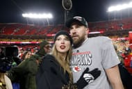 Taylor Swift and Travis Kelce (Image via Getty Images)