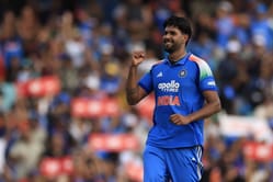 Dewald Brevis plays on to Harshit Rana as South Africa slump to 7-3 in IND vs SA 2025 3rd T20I [Watch]