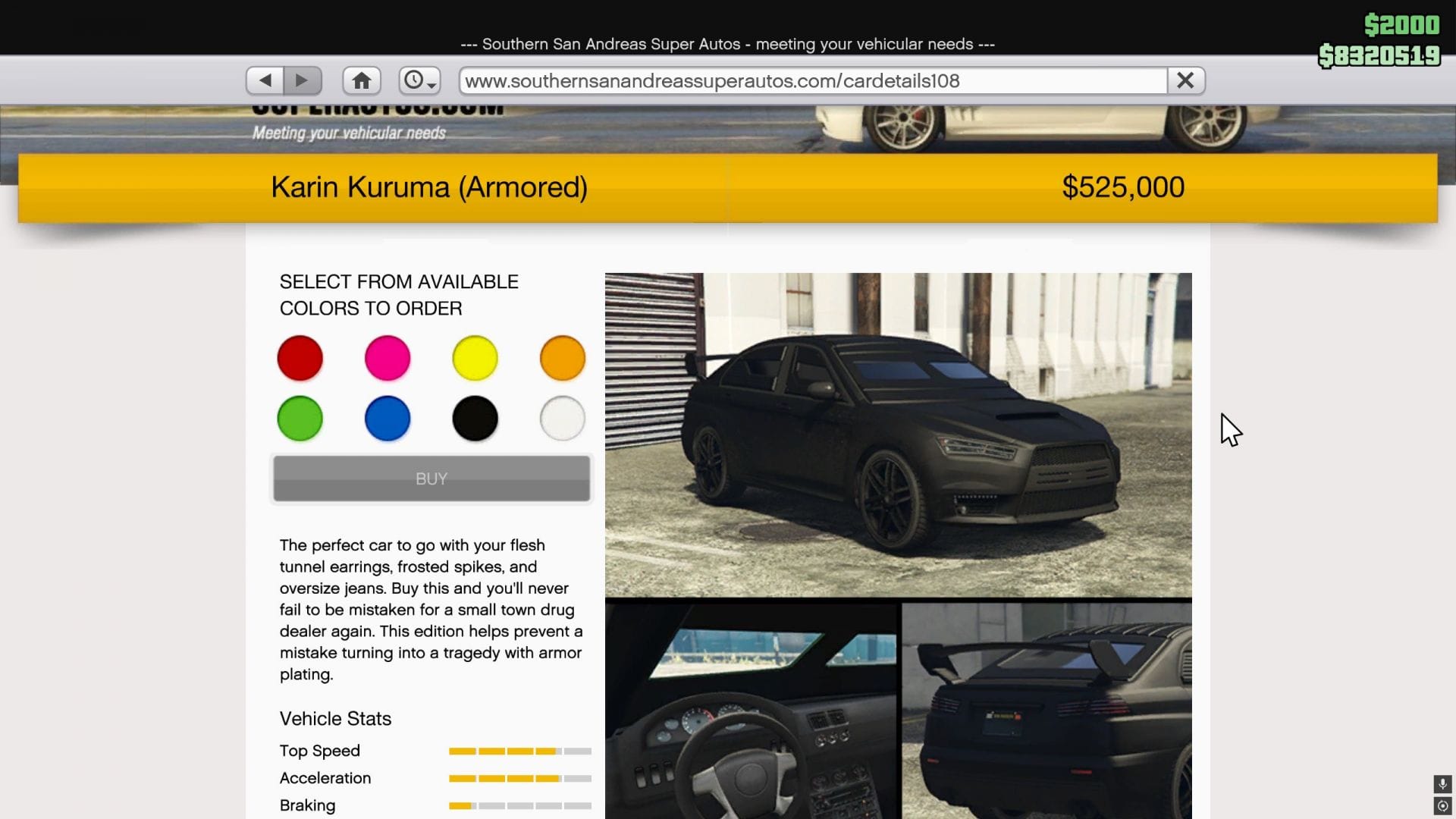 Armored Kuruma is an extremely value-for-money vehicle (Image via Sportskeeda Gaming || Rockstar Games)