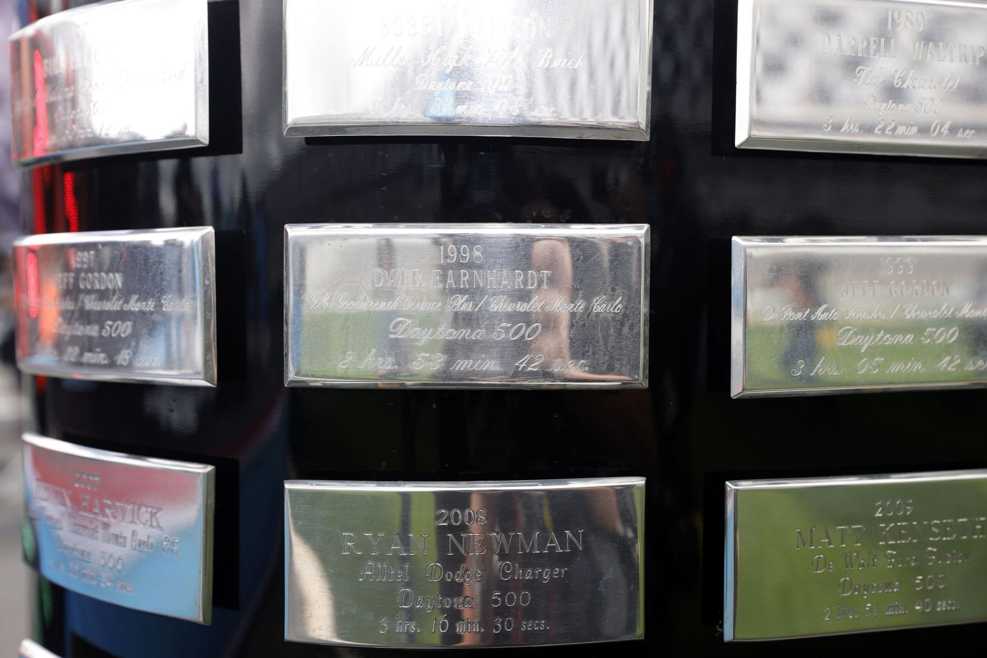 The 1998 Dale Earnhardt Sr.&#039;s win on the Harley J. Earl Trophy. Source: Getty