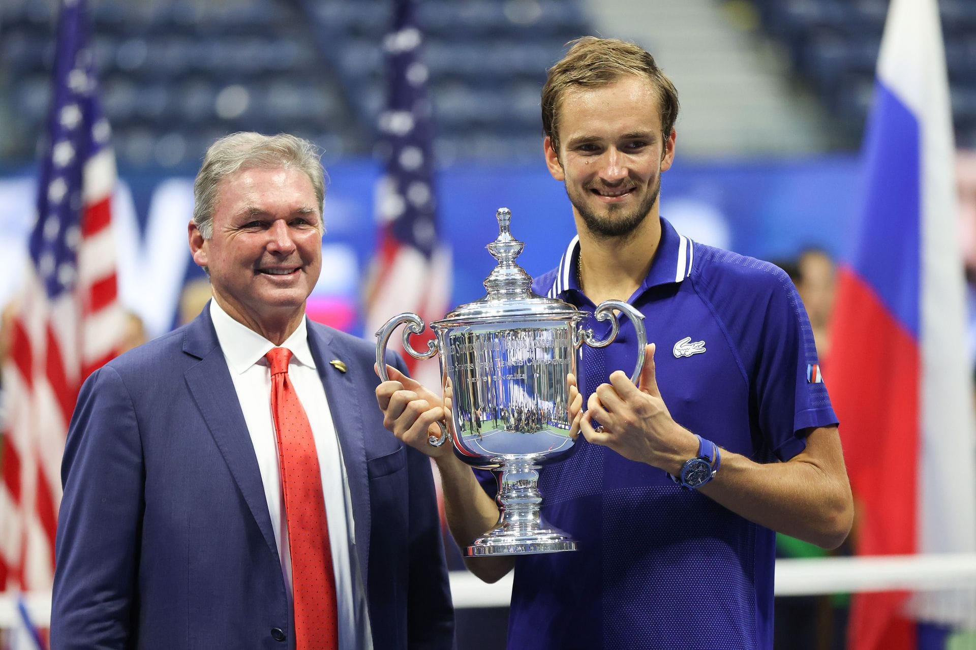 Daniil Medvedev at the US Open 2021. (Photo: Getty)