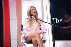 Riley Gaines reacts as Colorado district schools amend locker room policies to protect biological women