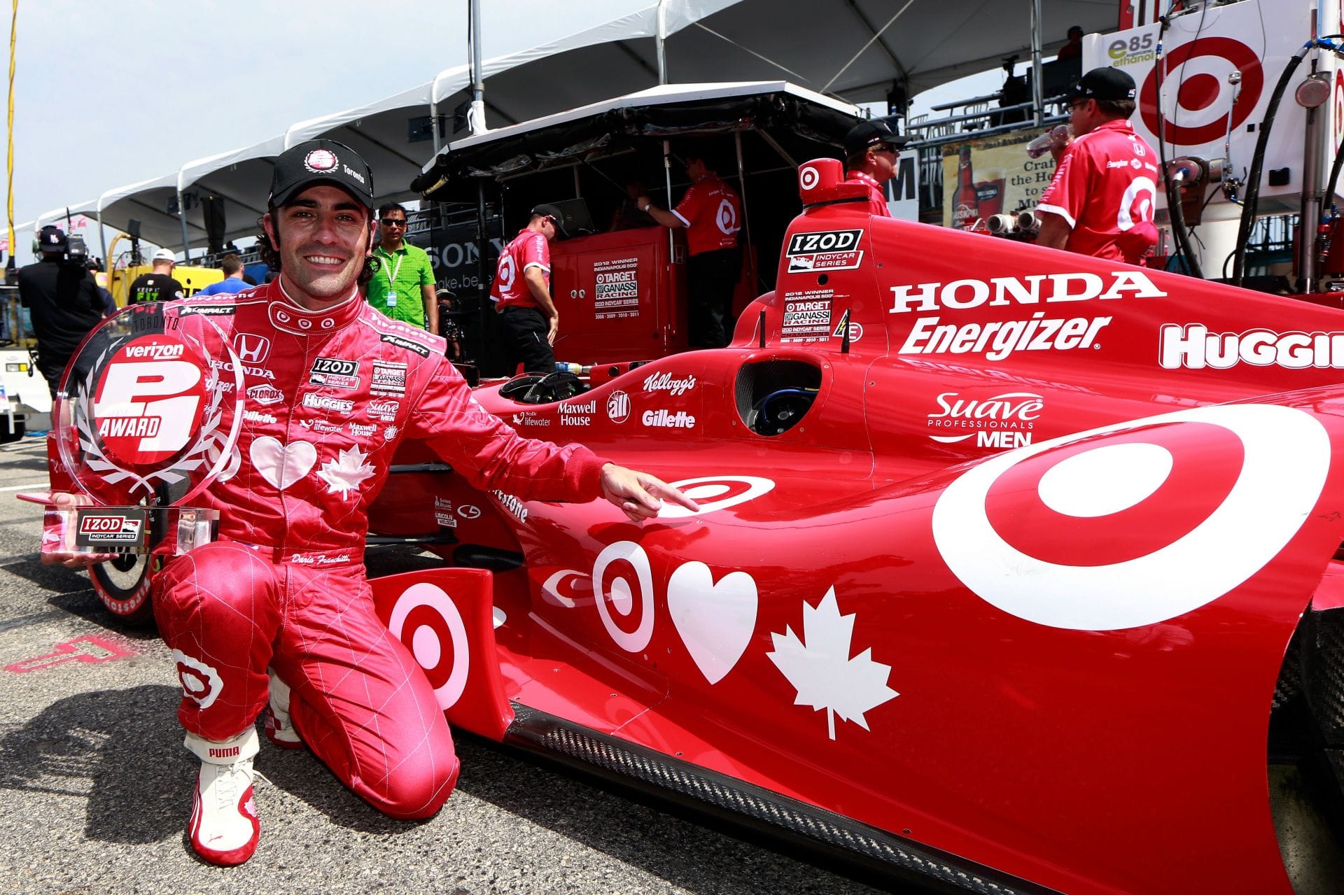 Photo Signée Dario Franchitti - 12x8 Pouces - Vainqueur Indy 500 - Team Ganassi - IndyCar