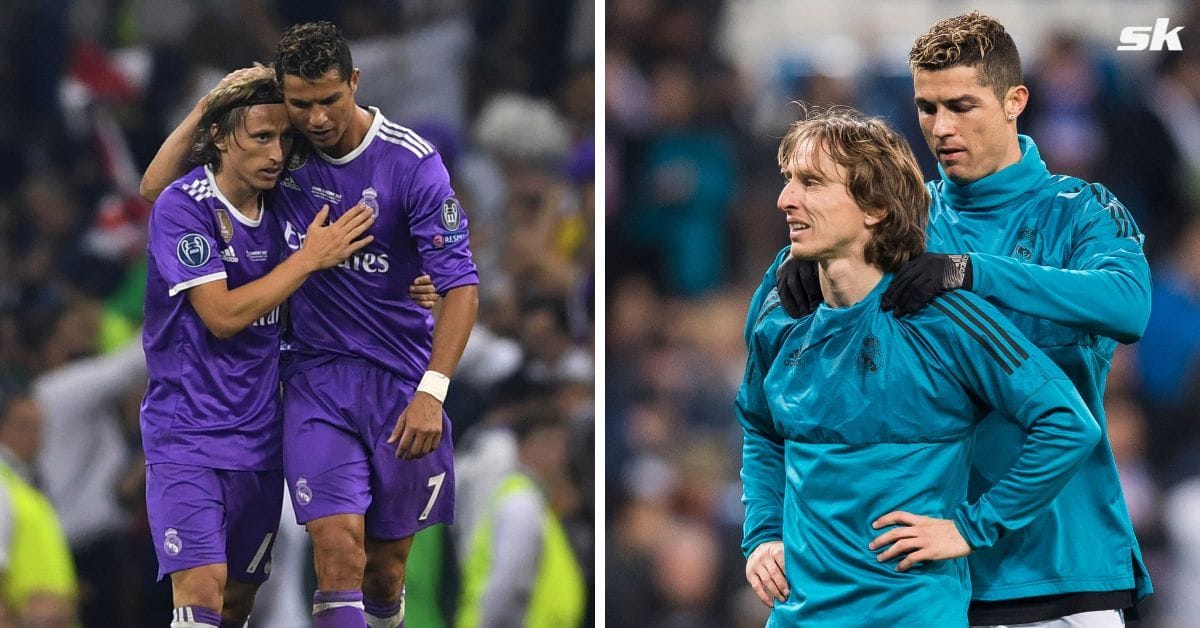 Cristiano Ronaldo and Luka Modric played six seasons together at Real Madrid.