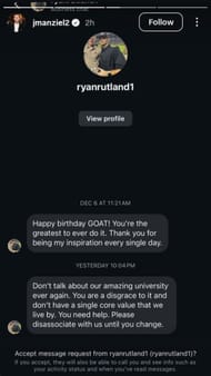 Johnny Manziel Breaks His Silence After Missing College GameDay, Shows A Lot Of Abusive Messages From Fans