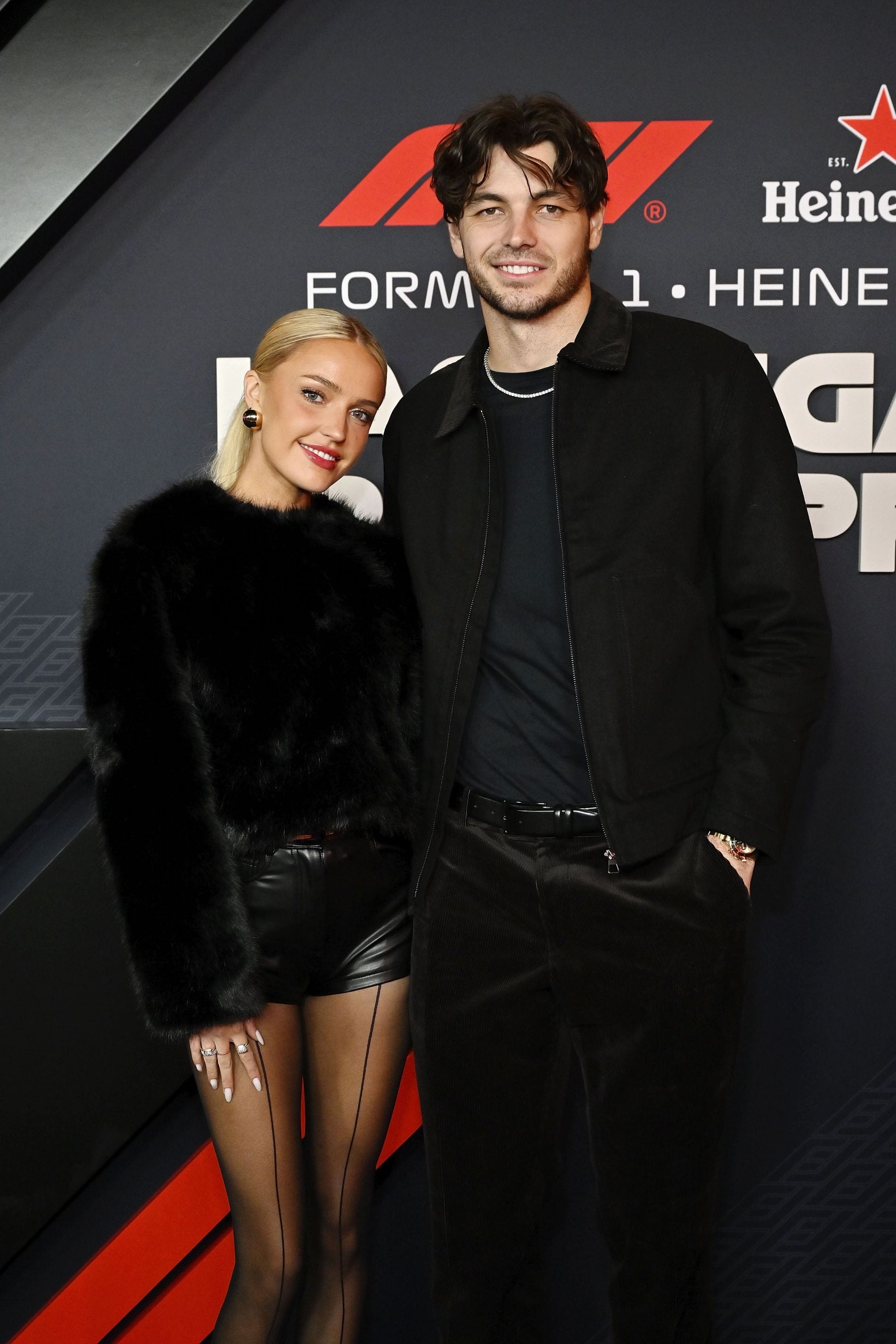 Riddle and Fritz at the F1 Grand Prix of Las Vegas (Image Source: Getty)