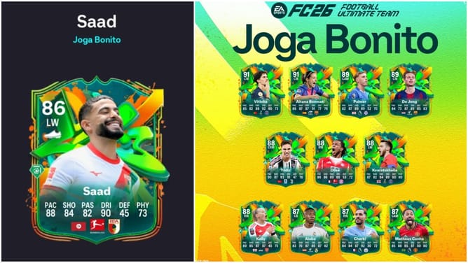 EA FC 26 Elias Saad Joga Bonito SBC: All tasks and cheapest solutions