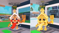 How to get La Ginger Sekolah a Steal in Brainrot 5 Ginger Sekolah in both base and Gold form (Image via Roblox)