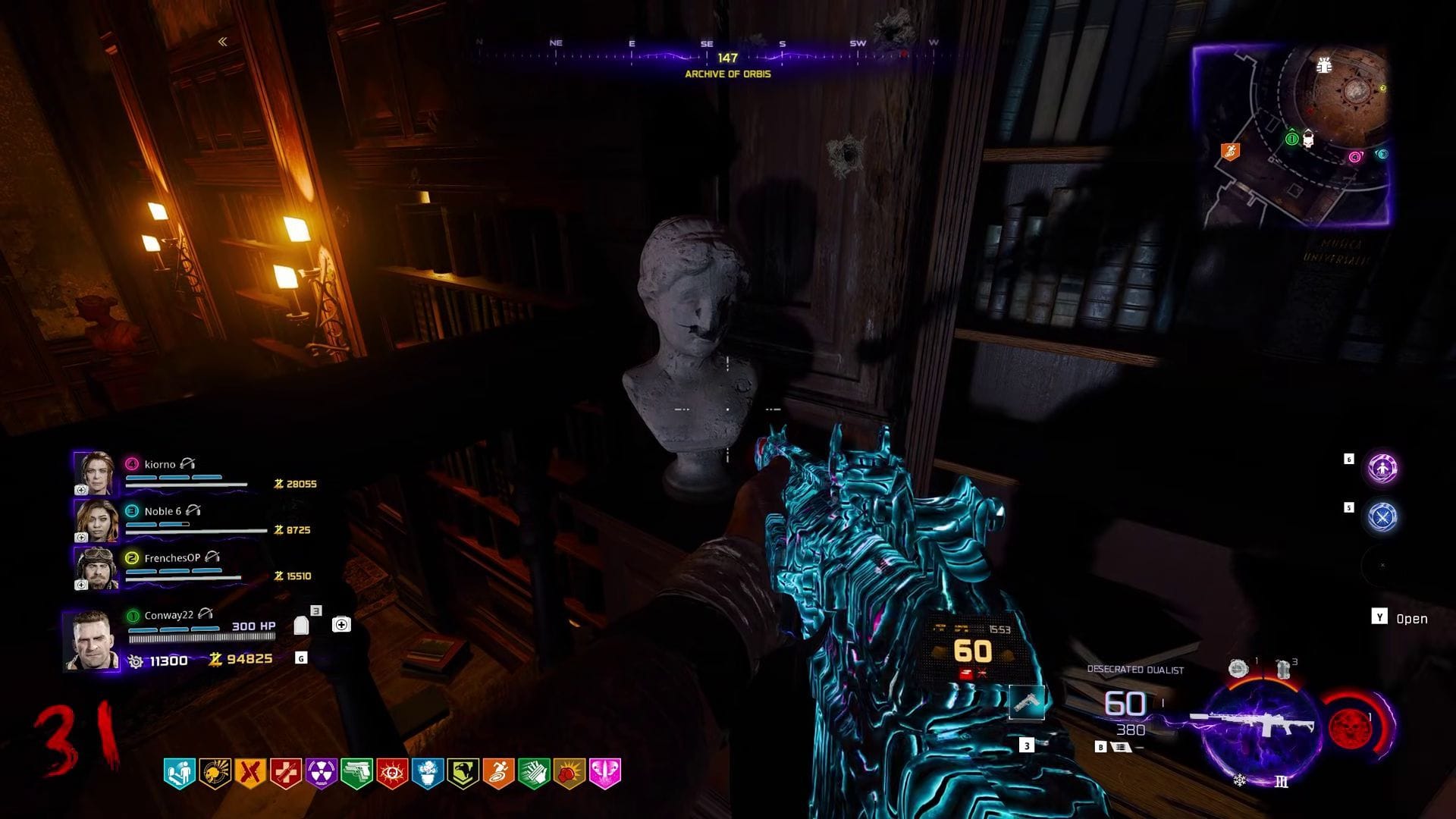 Statue in Archive of Orbis, Astra Malorum (Image via Activision || YouTube/@MrRoflWaffles)