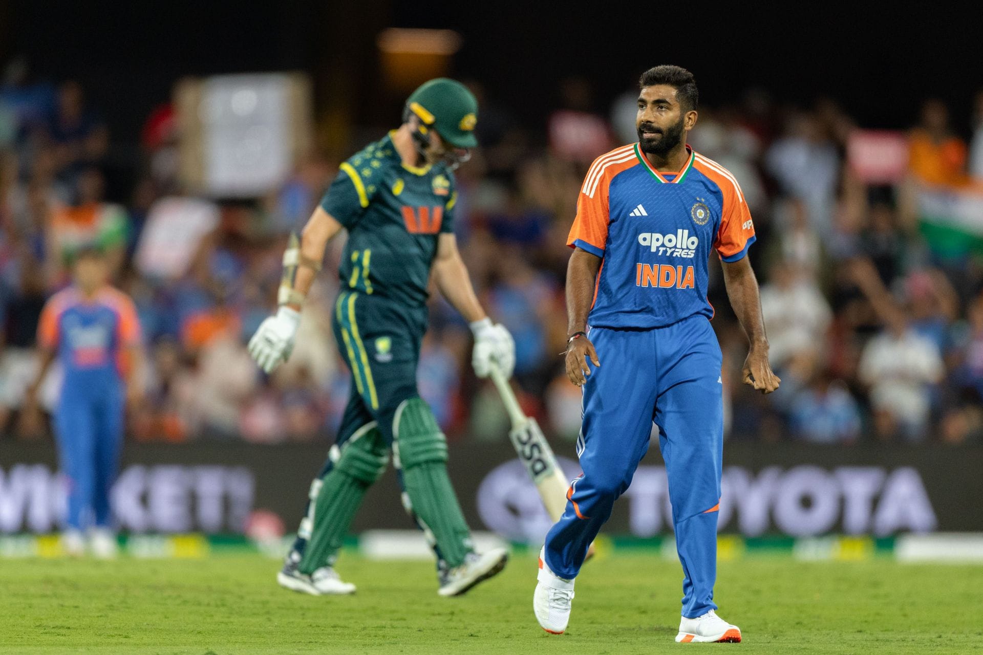 Jasprit Bumrah is expected to lead the Indian attack in the five-match T20I series against South Africa. [P/C: Getty]