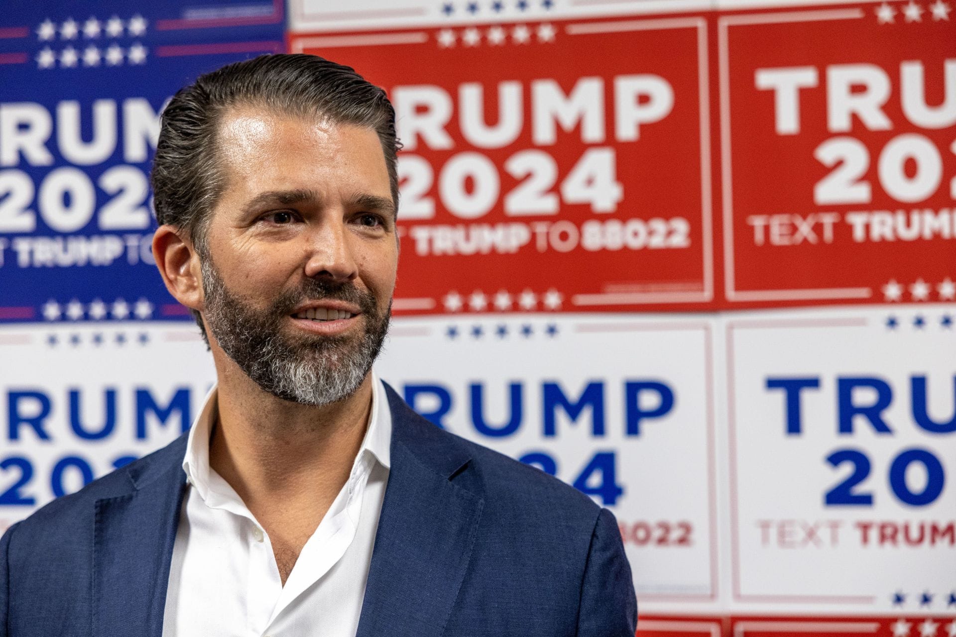 Donald Trump Jr. Campaigns For His Father In South Carolina - Source: Getty