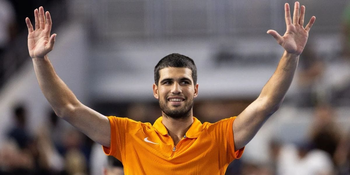 Carlos Alcaraz at the 2025 Miami Invitational (Source: Getty)