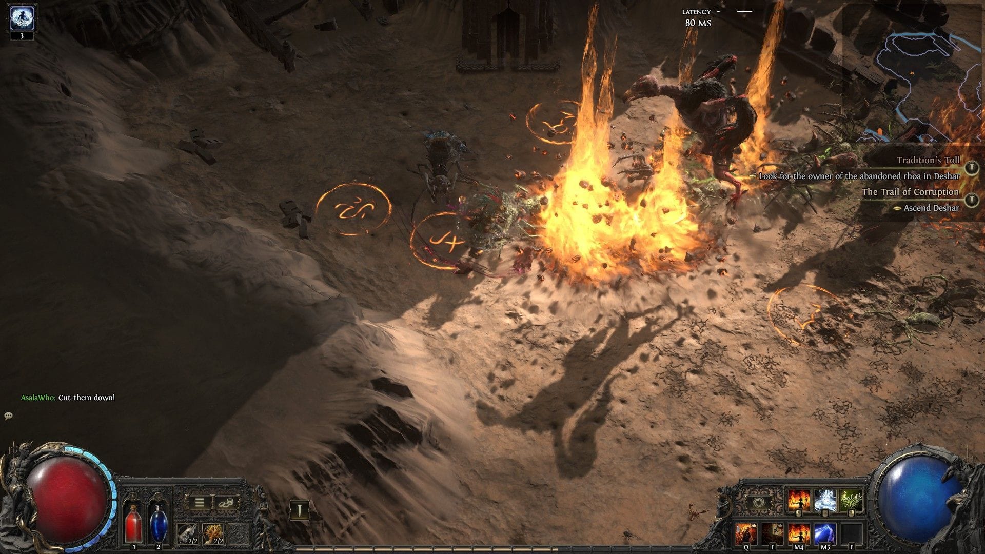 Bloodmage and Spark combo lives in Poe2 patch 0.4 (Image via GGG)