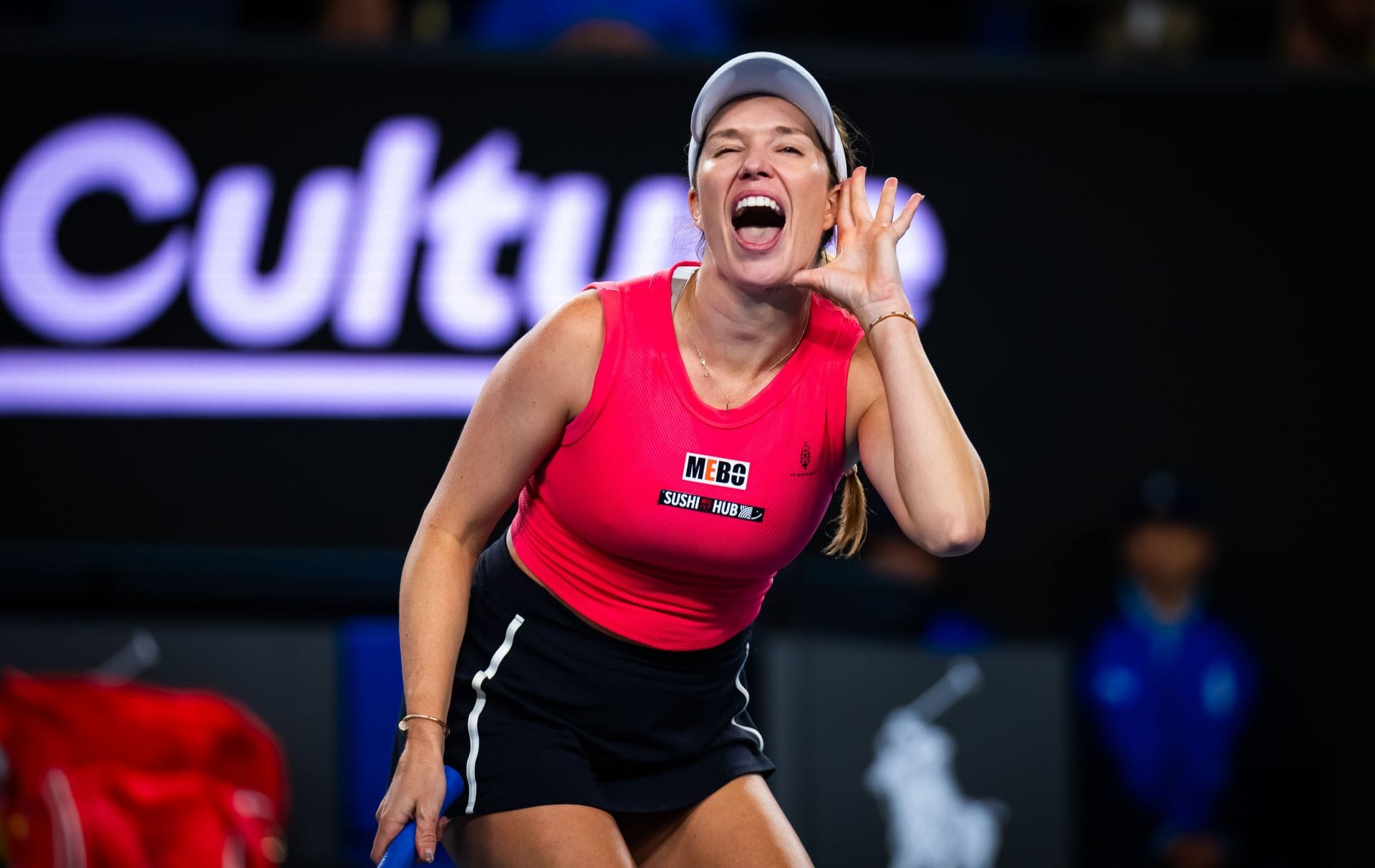 Danielle Collins at the 2025 Australian Open. (Source: Getty)