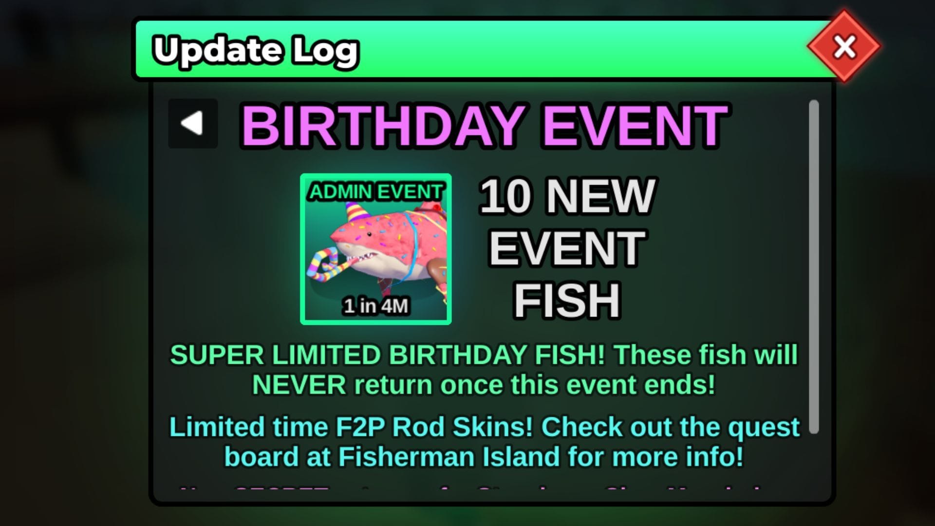 Catch rate of Strawberry Choc Megalodon (Image via Roblox)