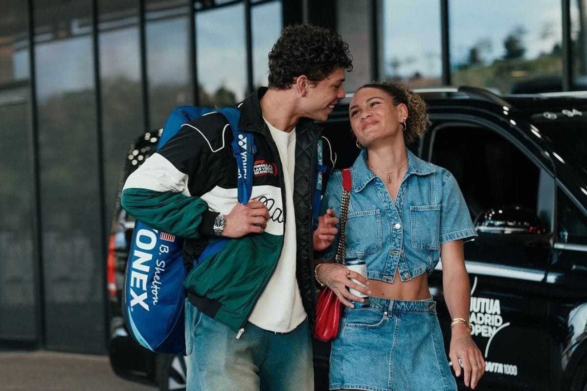 Ben Shelton and his girlfriend, Trinity Rodman - Source: Instagram