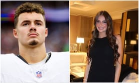 Ladd McConkey’s wife Sydney flexes chiseled legs while relaxing after cheering for Chargers WR vs. Raiders