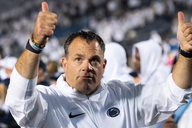 Penn State AD Pat Kraft breaks silence on leaked audio of dissing Jim Harbaugh-led Michigan, Dan Lanning's Oregon in team meeting