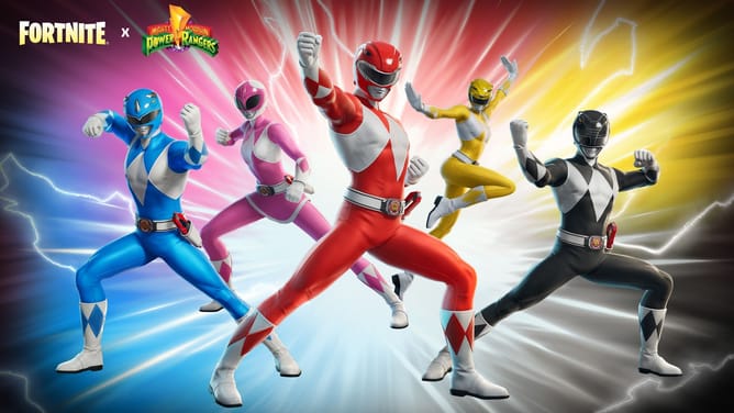 How to get Power Rangers skins in Fortnite