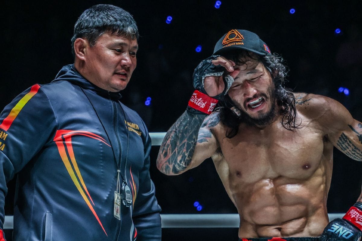 Narantungalag Jadambaa and Enkh-Orgil Baatarkhuu (Image by ONE Championship)