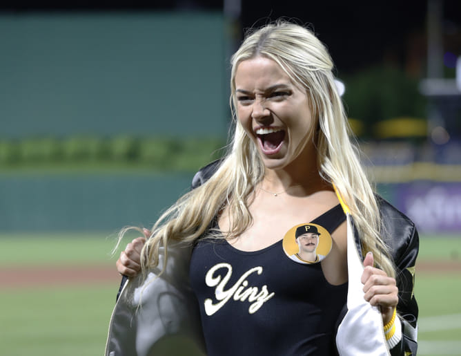Paul Skenes’ girlfriend Olivia Dunne teases pitching lesson from Pirates ace; sister Julz drops 2-word comment