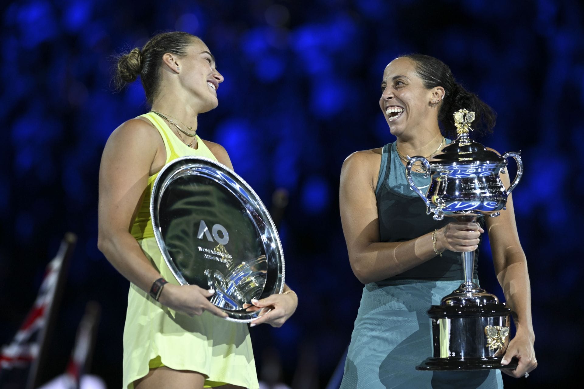 Jessica Pegula, Madison Keys and more hand out their own year-end awards 1 Aryna Sabalenka and Madison Keys at the 2025 Australian Open. (Photo: Getty)