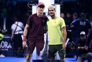 Jannik Sinner and Carlos Alcaraz at the Nitto ATP Finals 2025 - Source: Getty