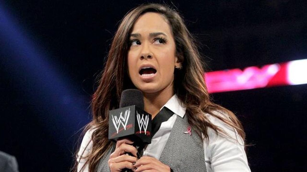 AJ Lee is currently part of Monday Night RAW. [Image credits: WWE.com]