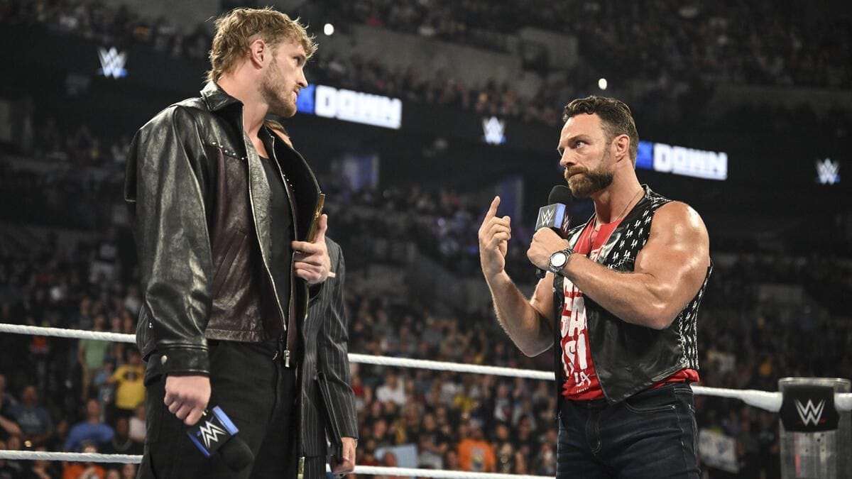 Logan Paul and LA Knight (Image Credits: WWE.com)