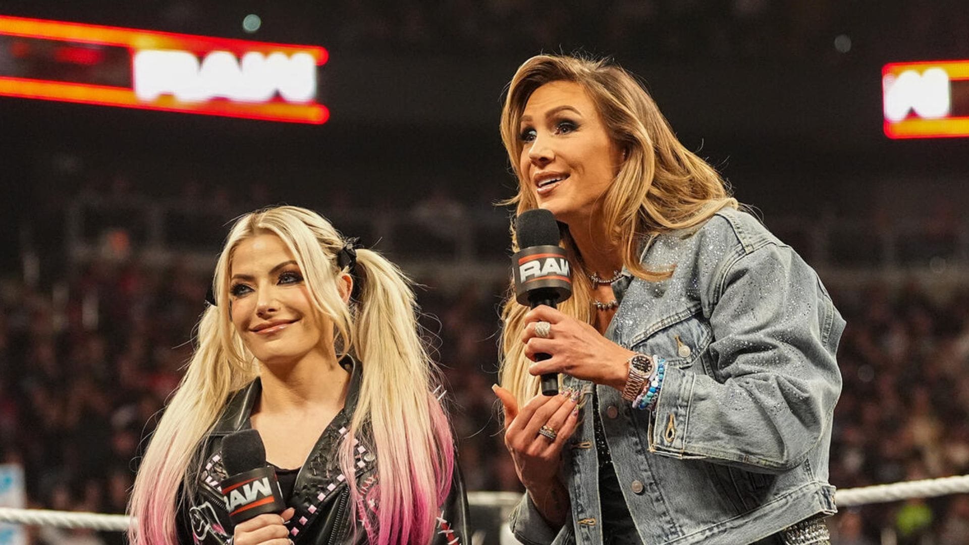 Alexa Bliss and Charlotte Flair on RAW! [Image credit: WWE.com]