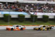 Nick Sanchez (48) and Taylor Gray (54) at Pocono Raceway. Source: Imagn