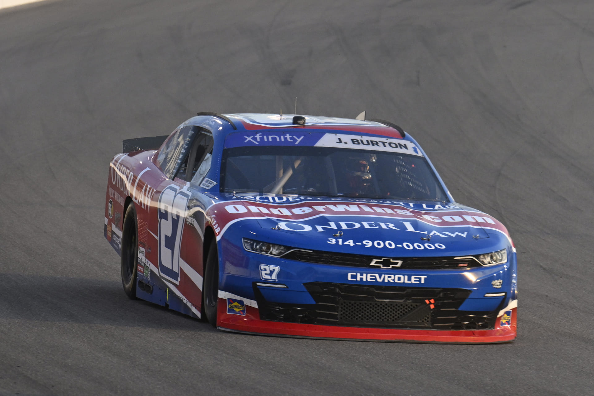 Jeb Burton (27) during the NASCAR Xfinity Series race at Gateway. Source: Imagn