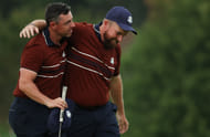 Shane Lowry and Rory McIlroy at the Ryder Cup - Second Day - Source: Imagn