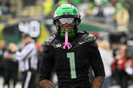 NCAA Football: Oregon WR Dakorien Moore - Source: Imagn