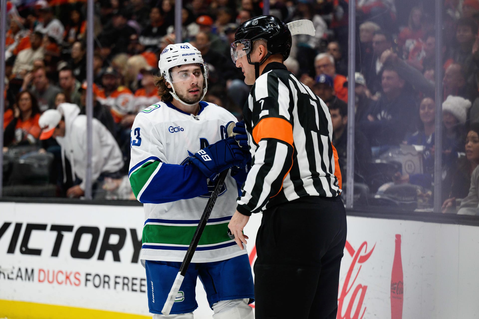 NHL: Vancouver Canucks at Anaheim Ducks - Source: Imagn