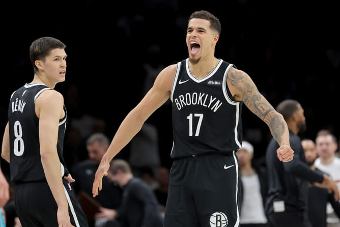 "White Boy": Michael Porter Jr. Cracks Up With Wild Take on Being Surprised by Nets Rookie Danny Wolf's Poster