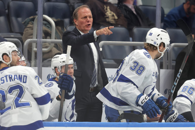 Lightning HC Jon Cooper doesn't mince words about Nikita Kucherov's game-tying goal being controversially overturned
