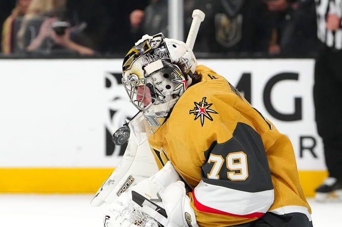 Carter Hart gets emotional after first game back since Hockey Canada case acquittal