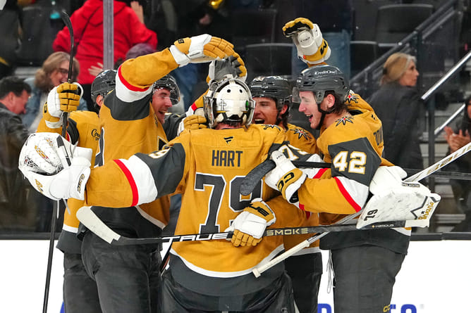"We're proud of him": $51,975,000 Golden Knights star lauds Carter Hart's performance in first NHL appearance since Hockey Canada case acquittal
