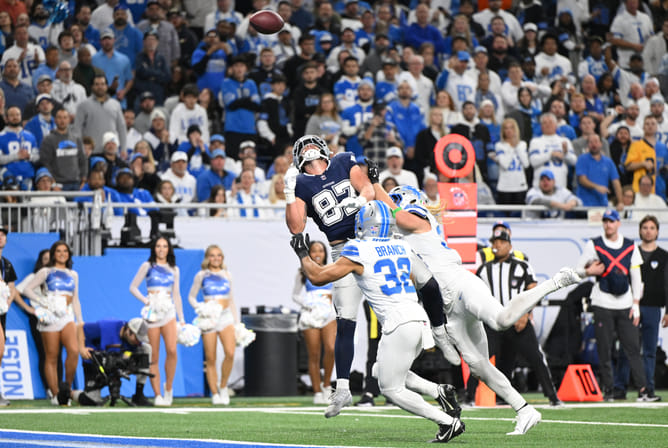 "There was no penalty": Jerry Jones drops blunt take on controversial OPI call against Jake Ferguson in Cowboys' 44-30 loss to Lions