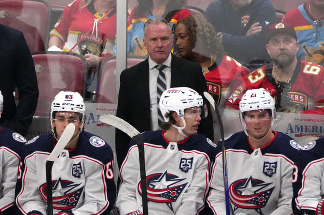 Columbus HC Dean Evason loses his cool after Blue Jackets blow 7–6 to Panthers - "Whole game was a joke"