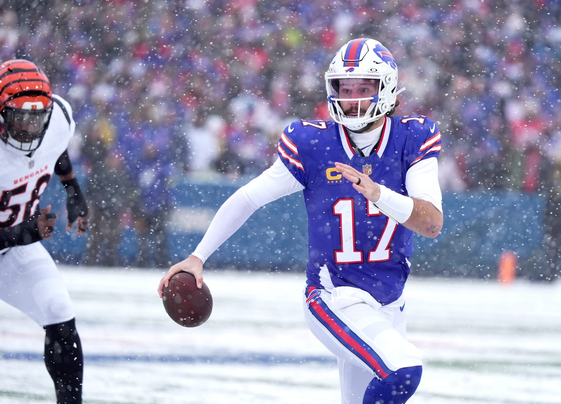 Buffalo Bills QB Josh Allen - Source: Imagn
