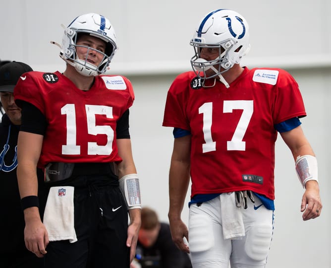Colts rookie Riley Leonard makes his feelings clear on Philip Rivers taking over QB1 role