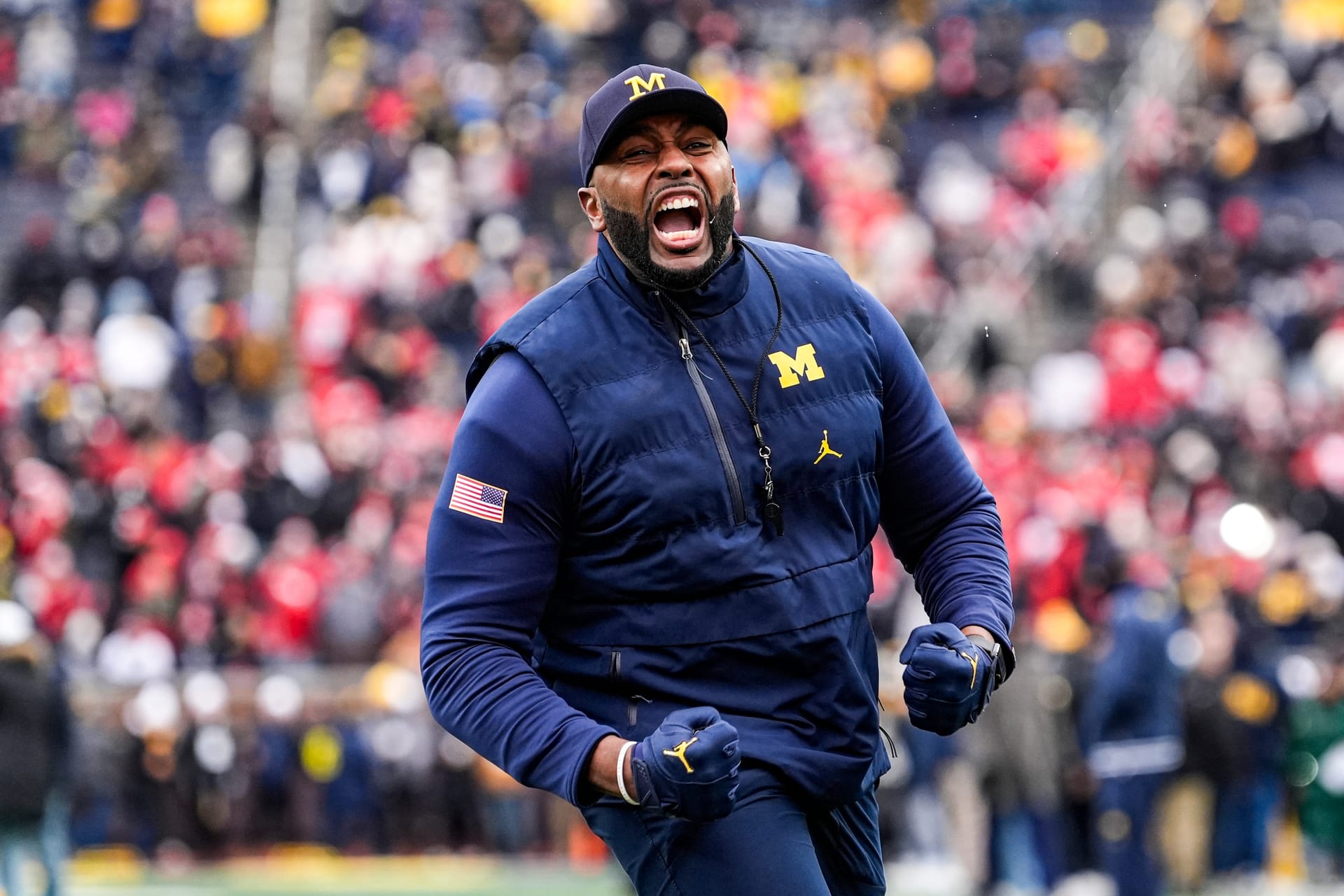 Former Michigan HC Sherrone Moore - Source: Imagn