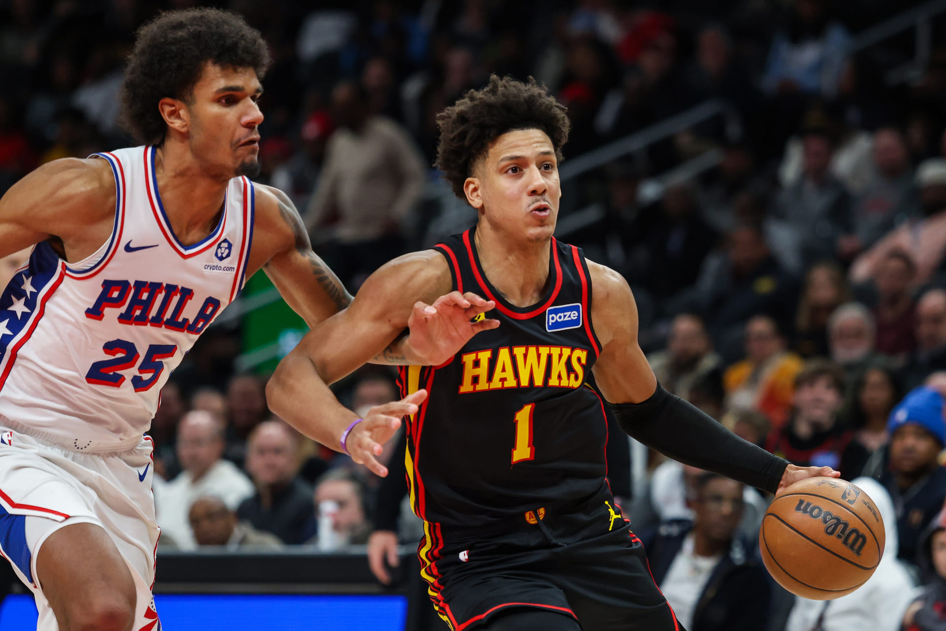"You crooks rig every game" - NBA Fans Rip Referee Account for Defending No-Call on Hawks' Controversial Backcourt & Calling Out Veteran Broadcaster